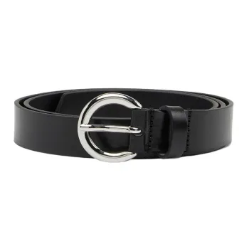 DIESEL Round Metal Pin Buckle Leather Belts Women's