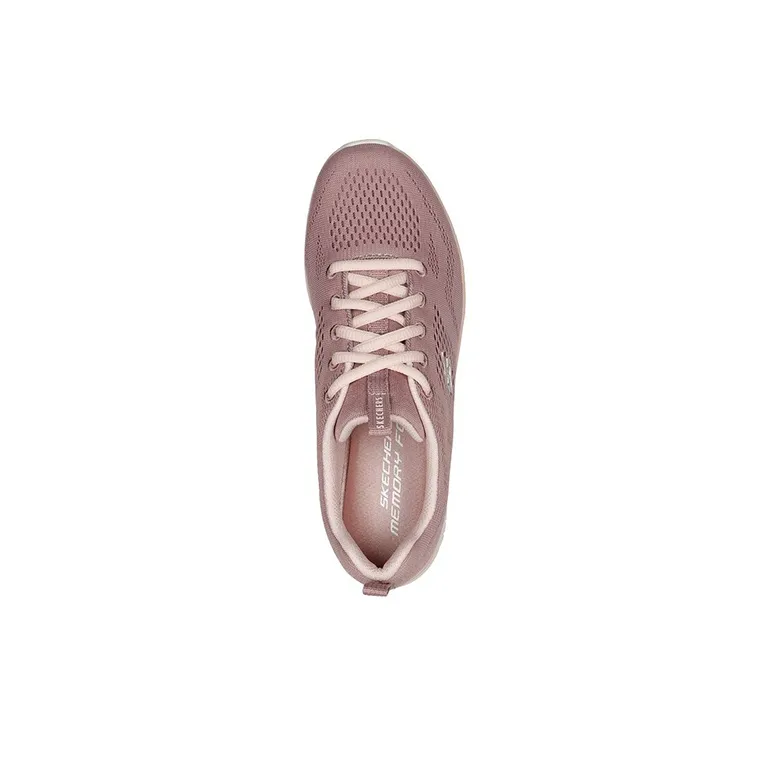 Skechers Virtue Durable Breathable Low Top Casual Shoes Women's Pink-3