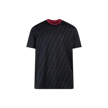 FENDI T Shirts Men Black