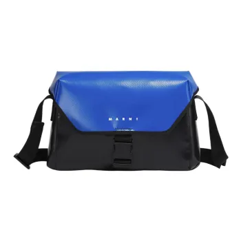 MARNI Tribeca Nylon Messenger Bag, Crossbody Bag, Shoulder Bag Men's