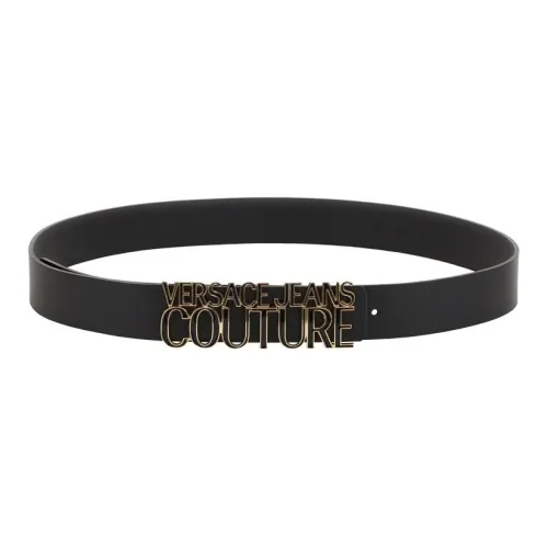 VERSACE JEANS COUTURE Leather Belts Women's Black