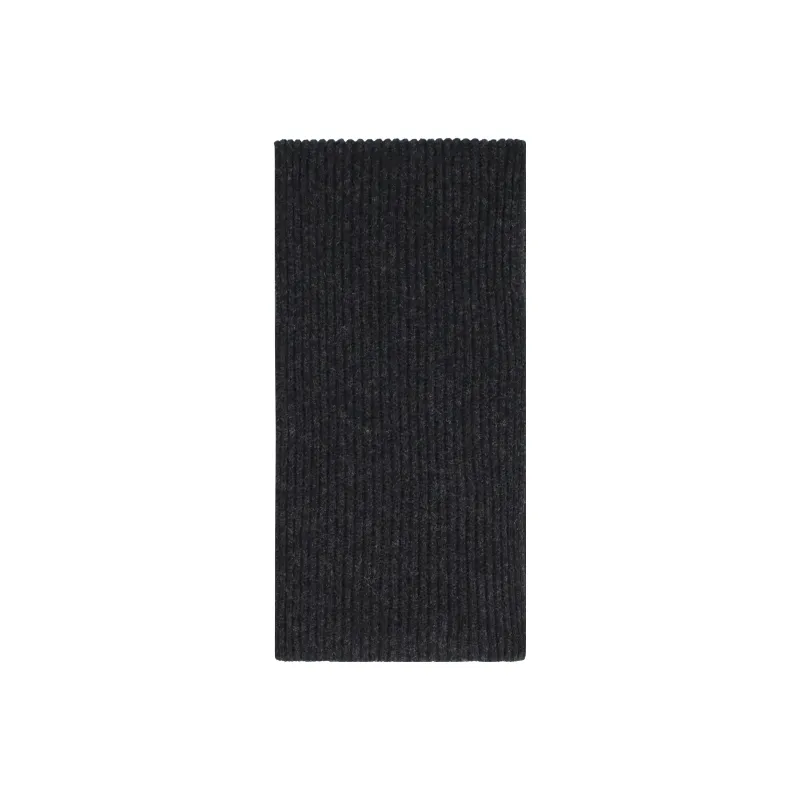 GANNI Knit Scarves Unisex Black-0