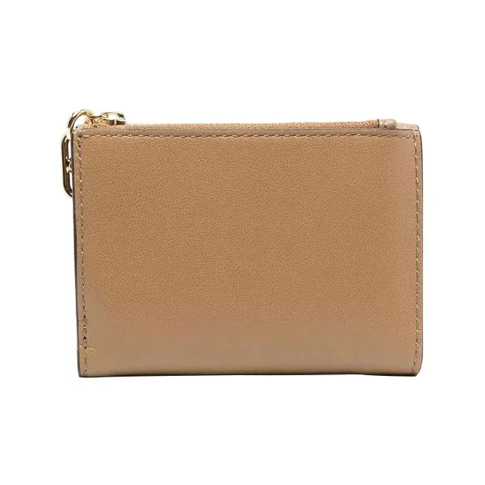 MICHAEL KORS PARKER Cow Leather Wallet Women's Gray-1
