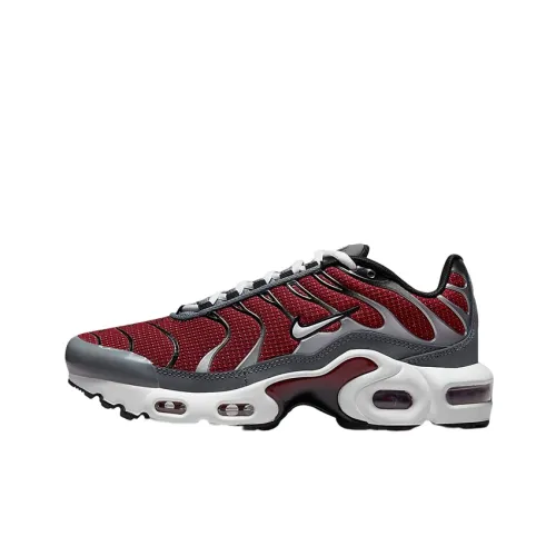 Nike Air Max Plus Team Red Cool Grey GS