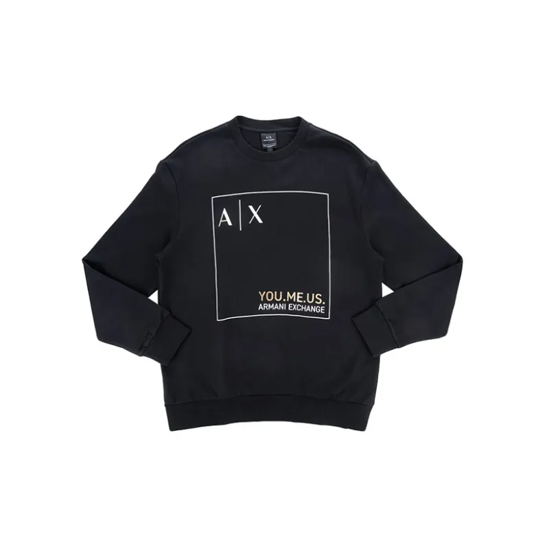 ARMANI EXCHANGE Sweatshirts Men Black-4
