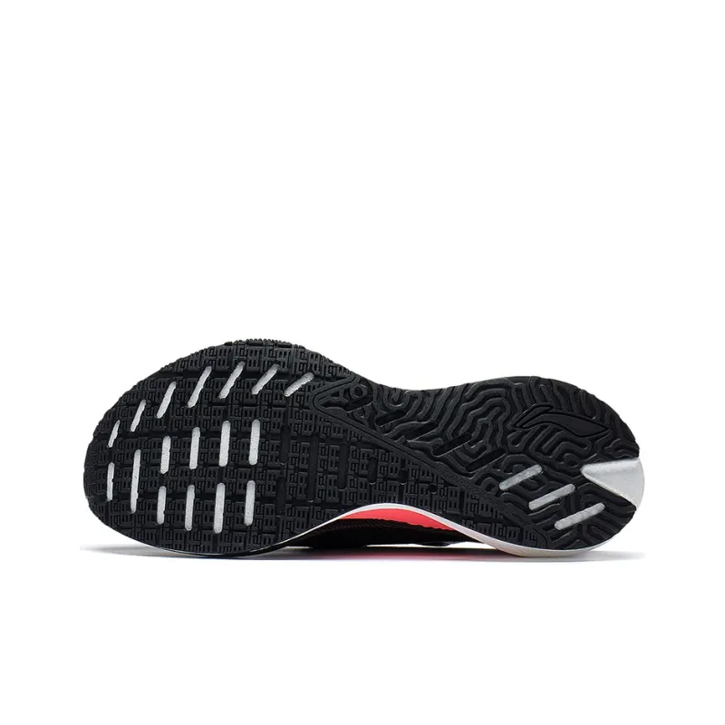LINING Jueying Essential Running Shoes Men Low Top Black/Silver/Pink/Purple-4