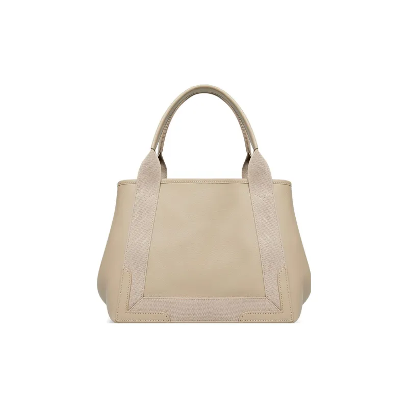 Balenciaga Smooth Calf Leather Tote Bag Shopping Bag Handbag Small Size Women's Brown-2