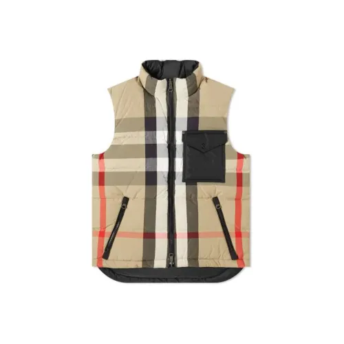 Burberry Vests Men Coffee