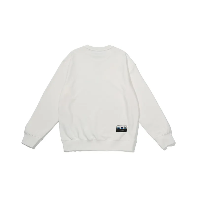Thankque Sweatshirts Unisex White-1