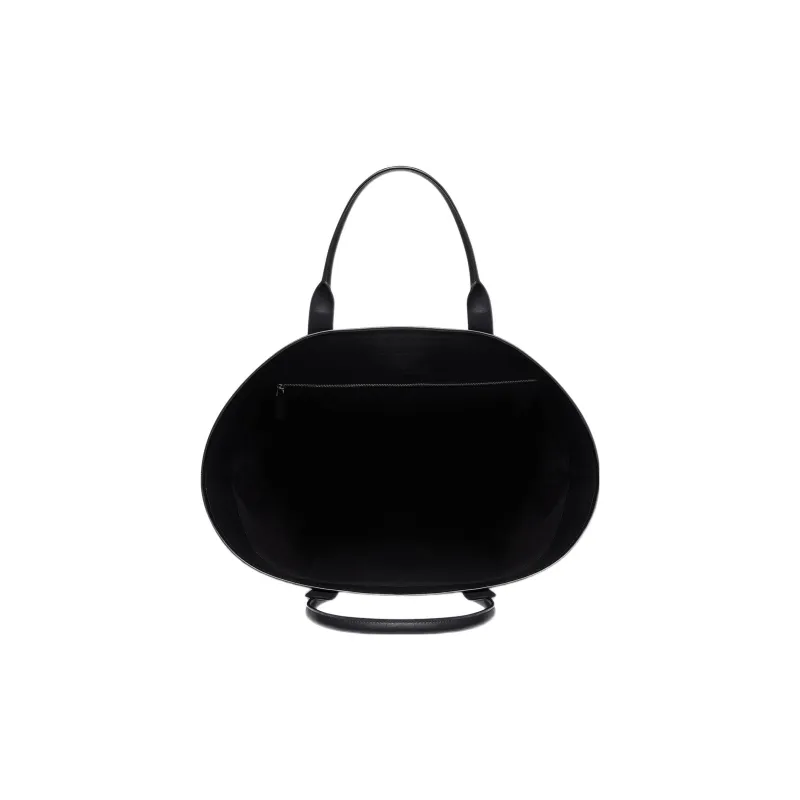 Balenciaga Cotton Canvas With Calfskin Tote Bag Shopping Bag Canvas Bag Handbags Large Size Women's Ecru-3
