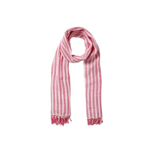 HUGO BOSS Knit Scarves Women's Pink/White