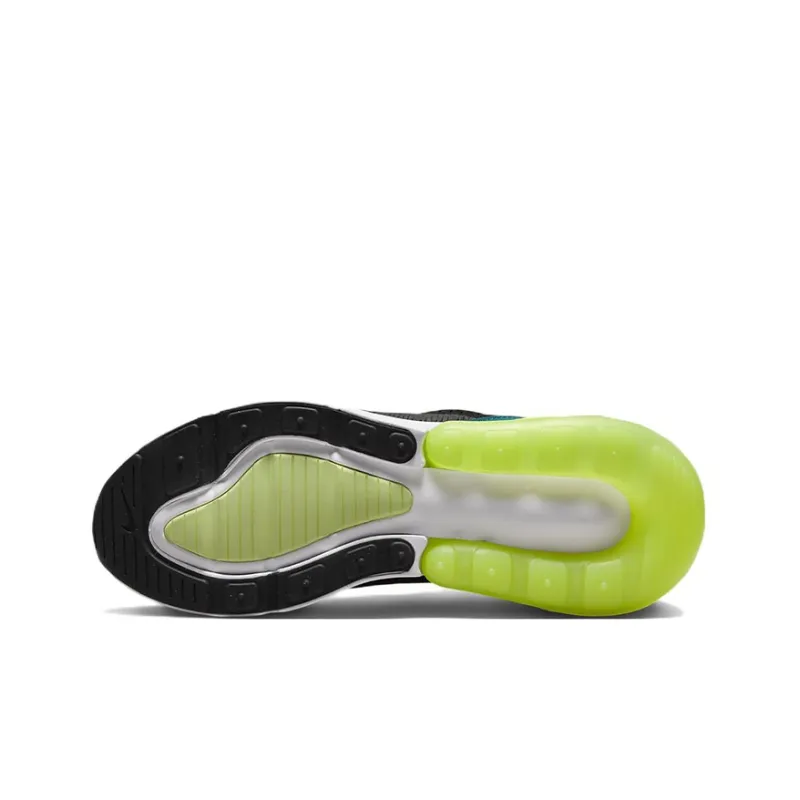 Nike Air Max 270 Black Bright Spruce Barely Volt GS-3