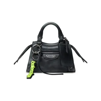 Balenciaga Neo Classic Calfskin Shoulder Bag Crossbody Bag Handbag Mini Women's Dark Blue