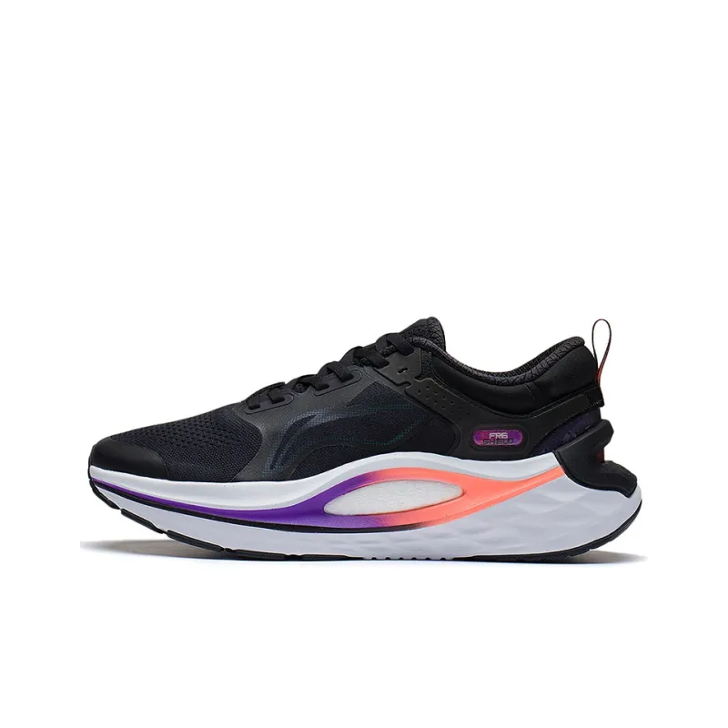 LiNing Furious Rider 6.0 Slip Resistant, Breathable, Supportive, And Resilient Low Top Running Shoes Men's Black-0