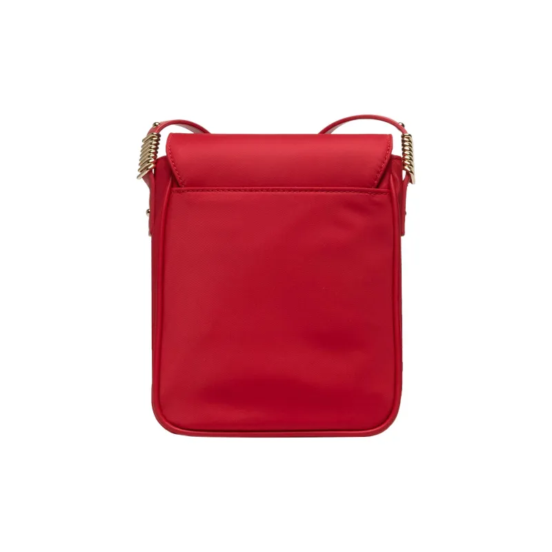 LOVE MOSCHINO Fabric Shoulder Bag, Crossbody Bag Women's Red-3
