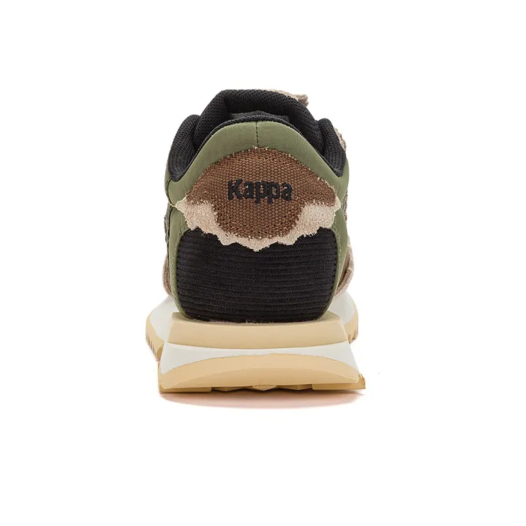 Kappa Low-Top Running Shoes Unisex Green Coffee Black-4
