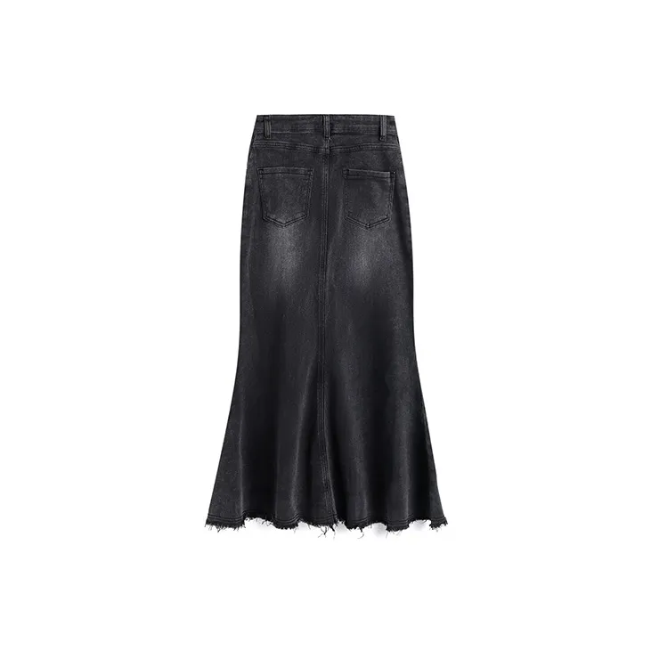WOWI Denim Long Skirts Women's-1