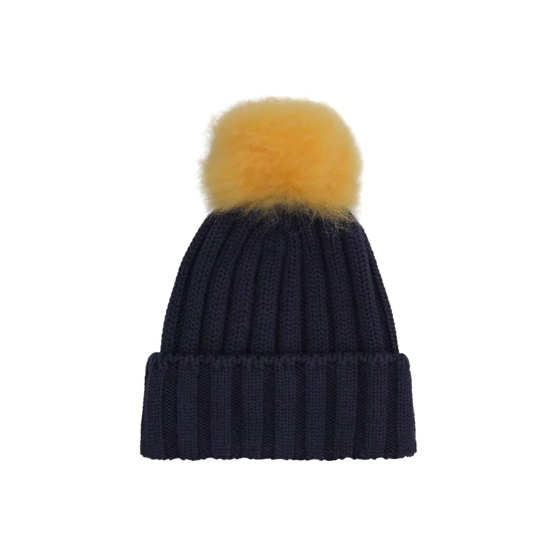 WOOLRICH Pom-pom Ribbed-knit Beanie-1