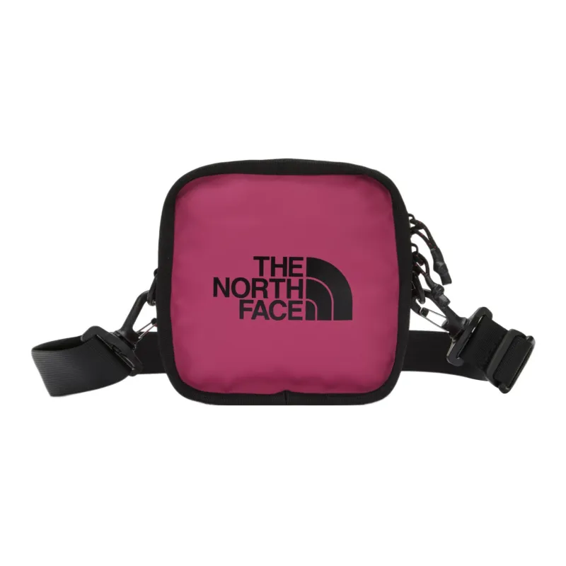 THE NORTH FACE Polyester Small Square Bag, Cell Phone Pouch, Shoulder Bag, Crossbody Bag Regular Unisex Pink-0