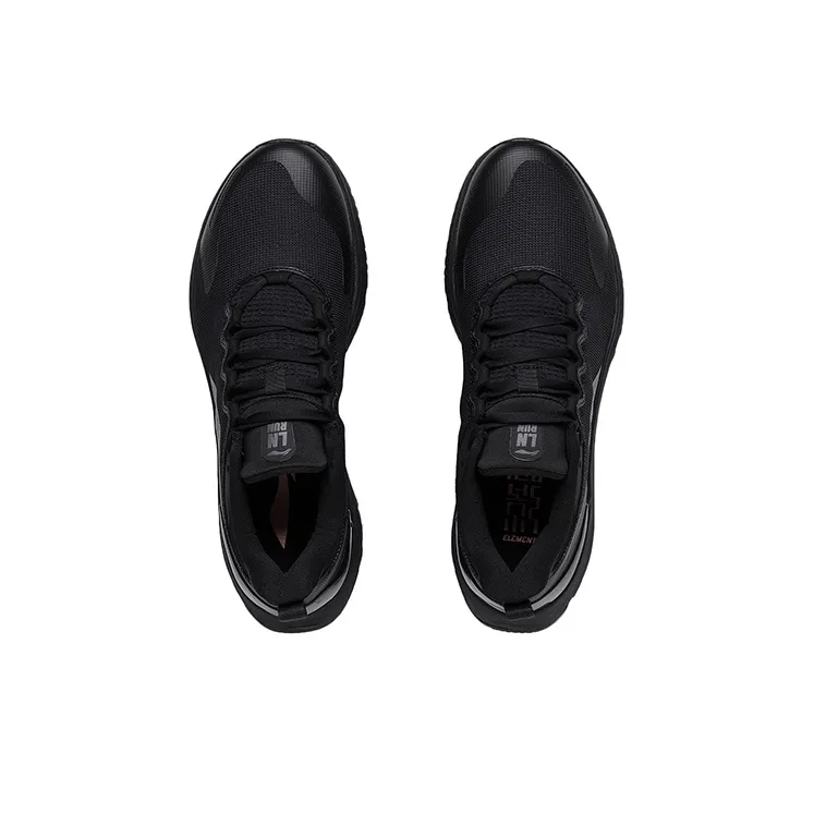 LINING YueYing Element Running Shoes Men Low Top Black-2