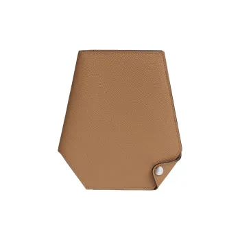 HERMES Epsom Calfskin Wallet Women's 0M Chai Milk Tea Beige/Masala Tea Brown
