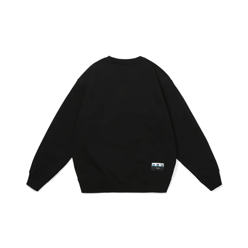Thankque Crew Neck Loose Fit Sweatshirt Unisex-1