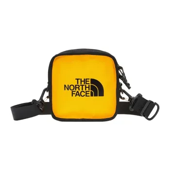 THE NORTH FACE Recycled Polyester Small Square Bag, Cell Phone Pouch, Shoulder Bag, Crossbody Bag Regular Unisex Yellow