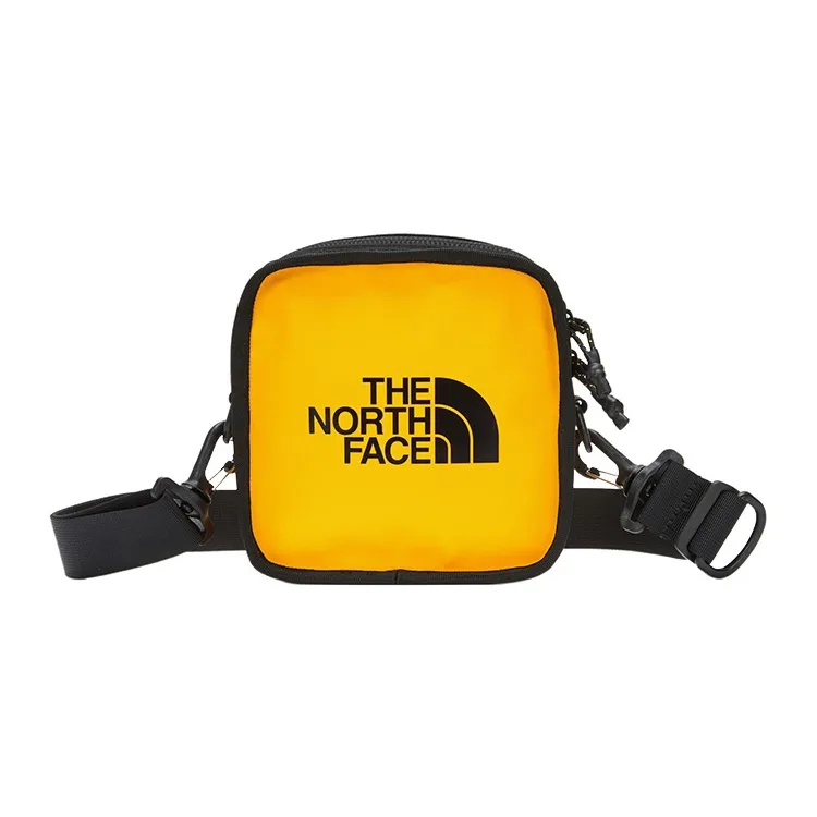 THE NORTH FACE Recycled Polyester Small Square Bag, Cell Phone Pouch, Shoulder Bag, Crossbody Bag Regular Unisex Yellow-0