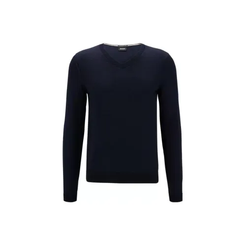 HUGO BOSS Sweaters Men Black