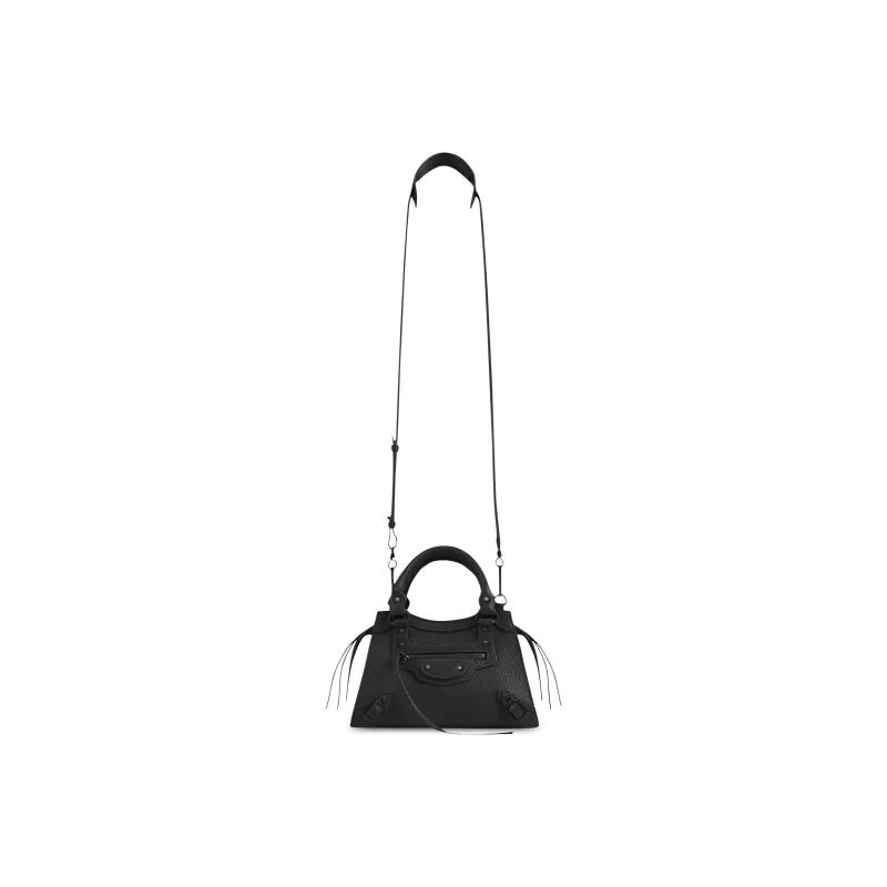 Balenciaga Neo Classic Grained Calfskin Shoulder Bag Crossbody Bag Handbag Mini Women's Black-1