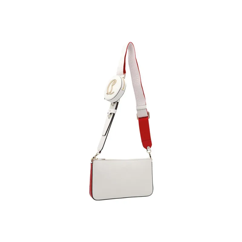 CL LUBOTING Calfskin Portable Crossbody Bag Shoulder Bag Women's White-3