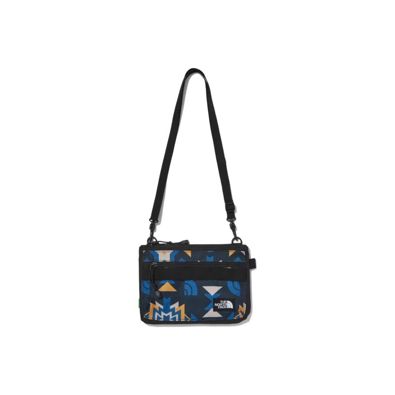THE NORTH FACE Polyester Cross Bag, Crossbody Bag, Shoulder Bag Men's Blue Floral Color-1