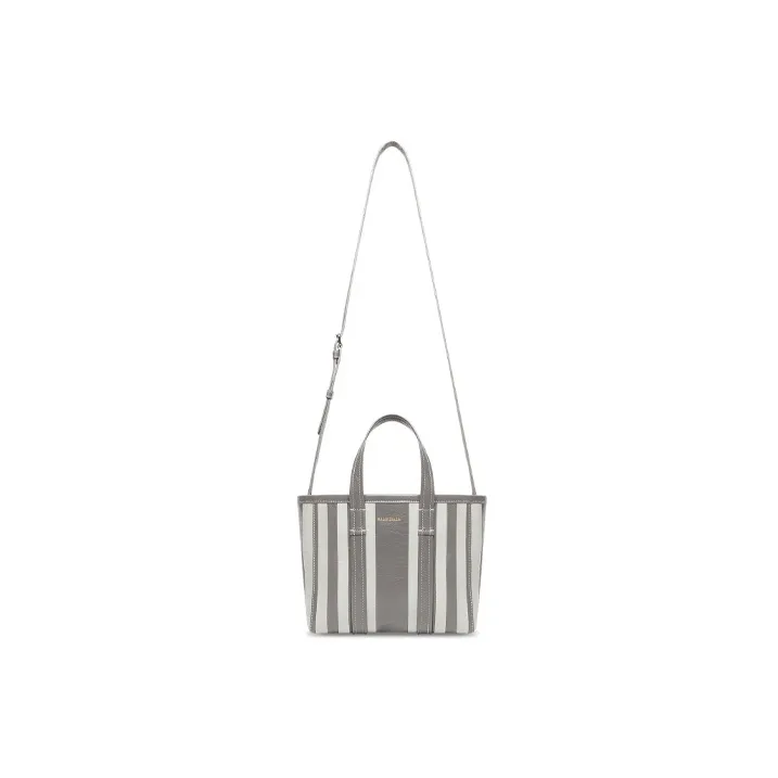 Balenciaga Barbes Lambskin Tote Bag Shopping Bag Handbag Small Size Women's Light Gray-5