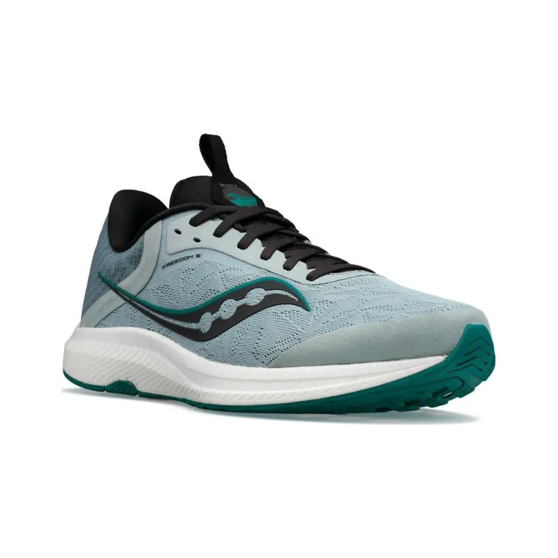 Saucony Shock Absorbers With Slip Resistant And Abrasion Resistant Properties Low Top Running Shoes Men's Gray Green-2