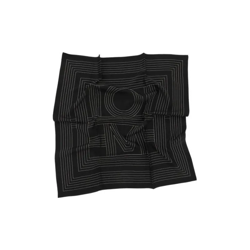 TOTEME Silk Scarves Women's Black-2