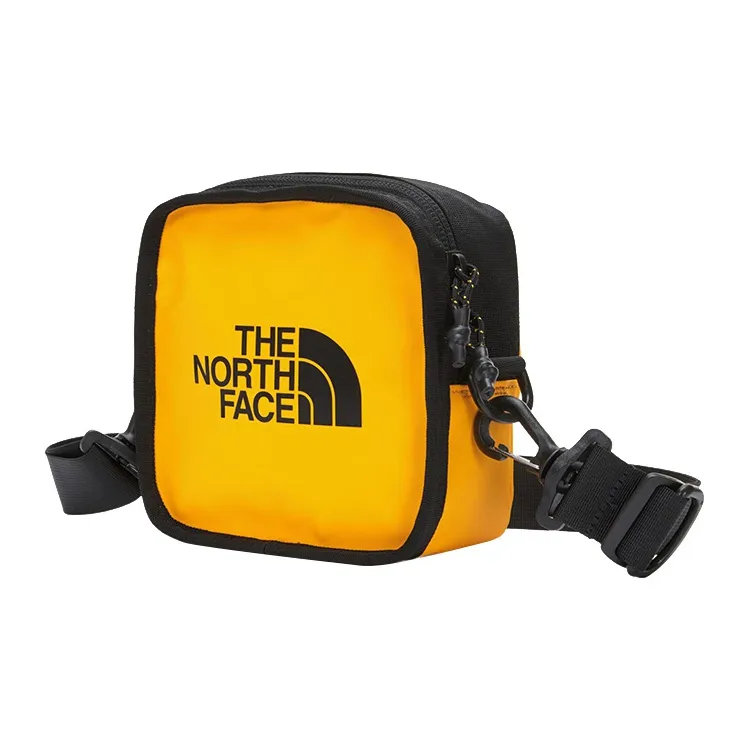 THE NORTH FACE Recycled Polyester Small Square Bag, Cell Phone Pouch, Shoulder Bag, Crossbody Bag Regular Unisex Yellow-1
