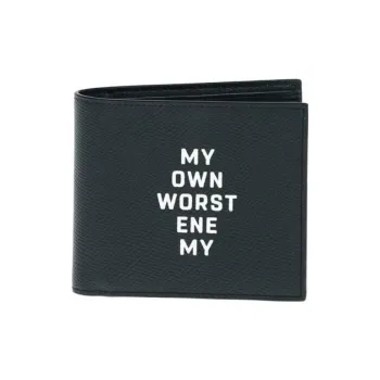 CELINE Calfskin Wallet Men's Black
