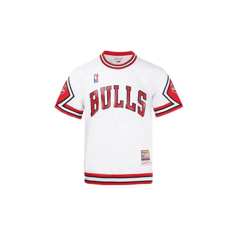Mitchell & Ness T Shirt Unisex White-0