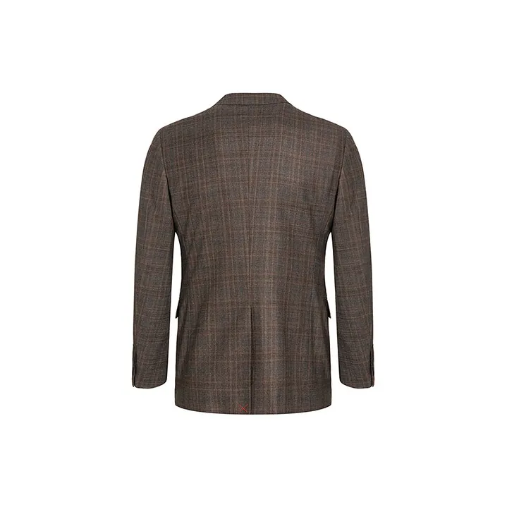 LIU·JO UOMO Business Suits Men Coffee Plaid-1