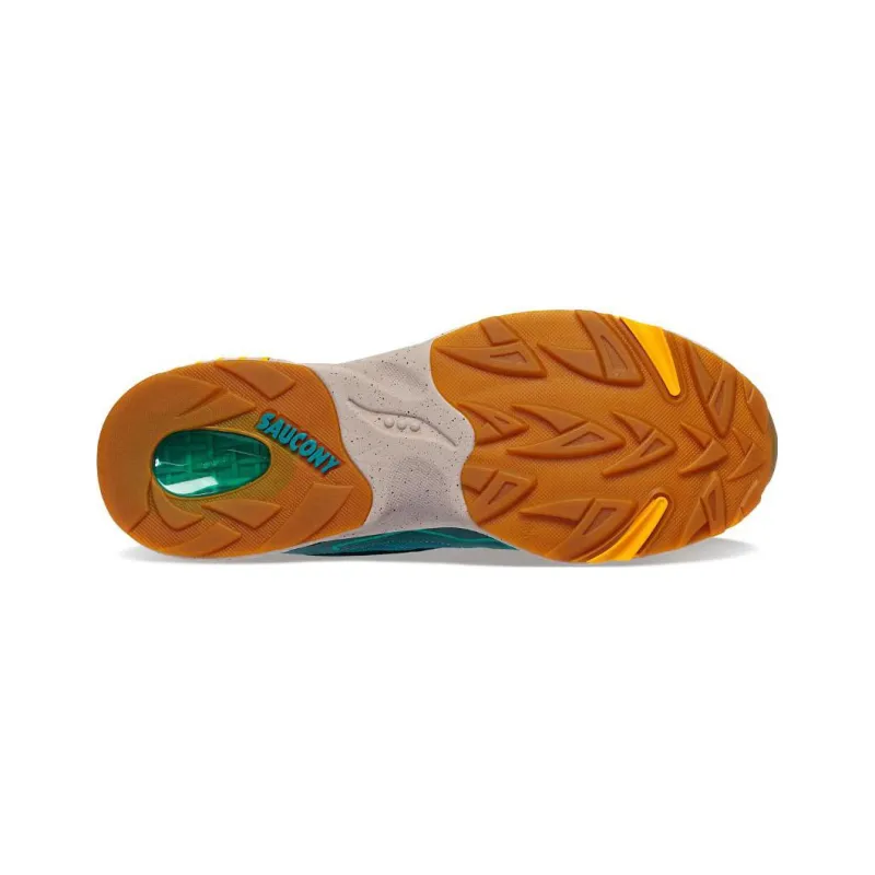 Saucony 3D Grid Hurricane Premium Green Orange-4