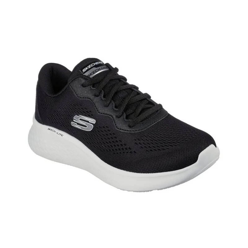 Skechers Skech Lite Pro Anti Slip Wear Resistant Breathable Lightweight Low Top Sports Casual Shoes Women's Black White-1