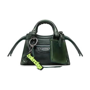 Balenciaga Neo Classic Calfskin Shoulder Bag Crossbody Bag Handbag Mini Women's Dark Green