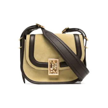 Mulberry Cow Leather Crossbody Bag Shoulder Bag Women's Yellow