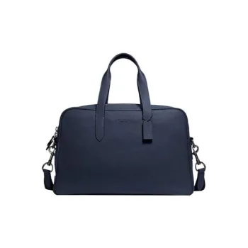 COACH Metropolitan Leather Briefcase, Shoulder Bag, Crossbody Bag, Handbag Regular Men's Dark Blue