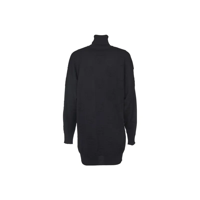 MOSCHINO Long Sleeved Dresses Women's Black-1