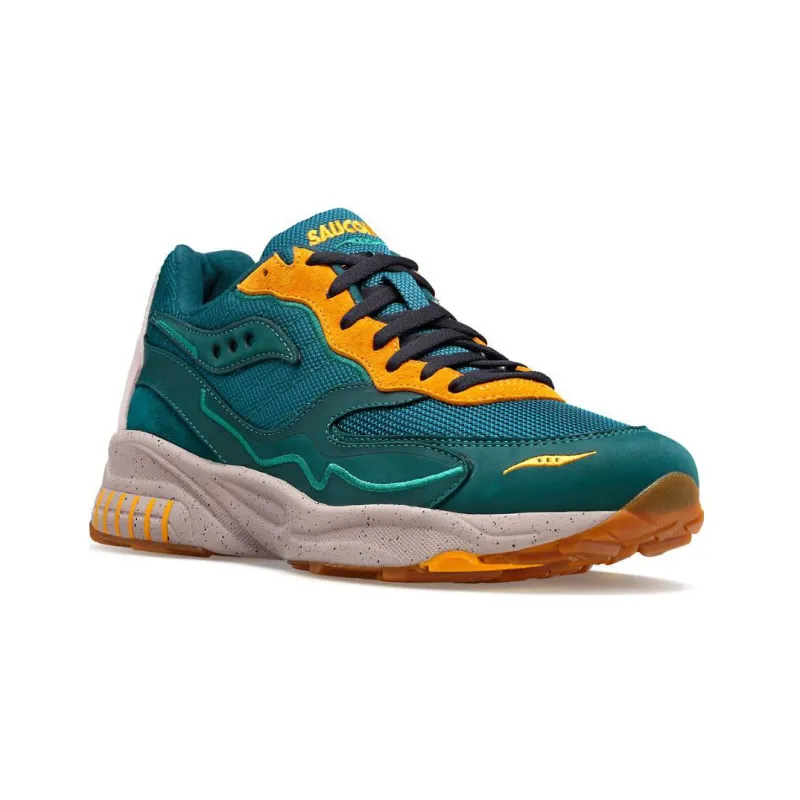 Saucony 3D Grid Hurricane Premium Green Orange-2