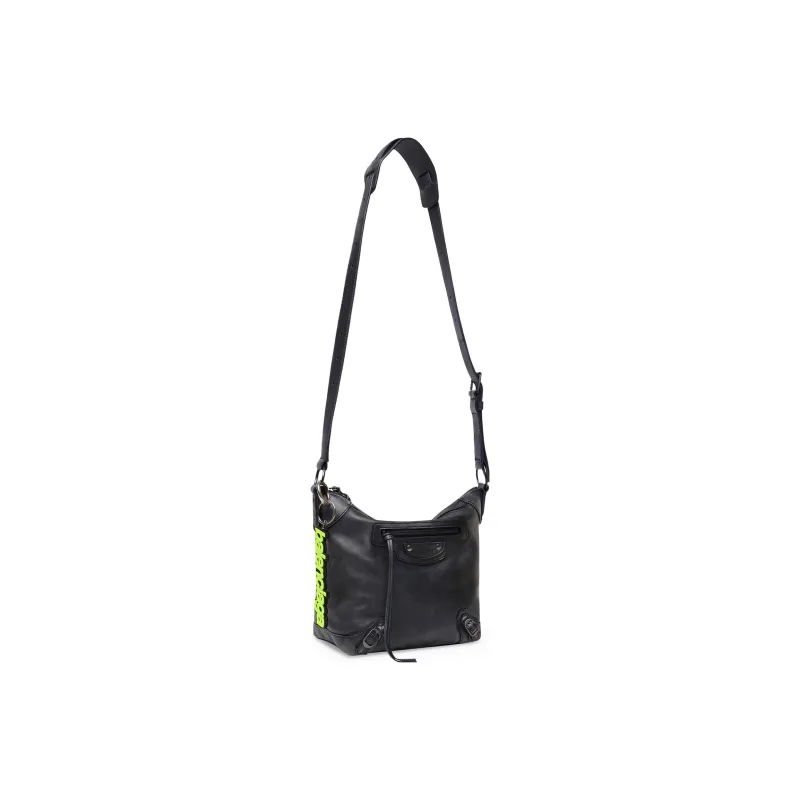 Balenciaga Neo Classic Worn Calfskin Hobo Bag Crossbody Handbag Shoulder Bag Women's Dark Blue-2
