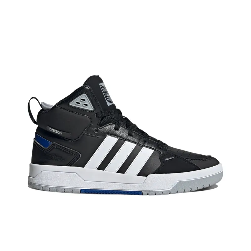 100DB Adidas Neo Mid 'Black White Blue'-1