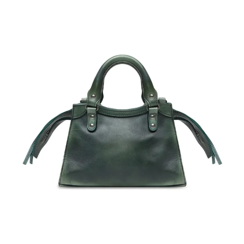 Balenciaga Neo Classic Calfskin Shoulder Bag Crossbody Bag Handbag Mini Women's Dark Green-4