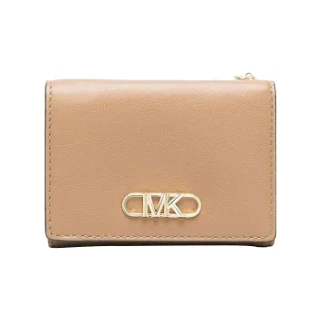 MICHAEL KORS PARKER Cow Leather Wallet Women's Gray